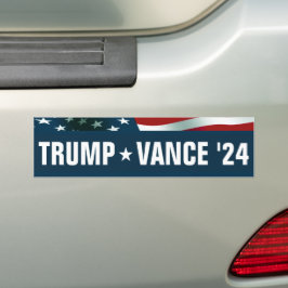 Donald Trump JD Vance President 24 Bildekal