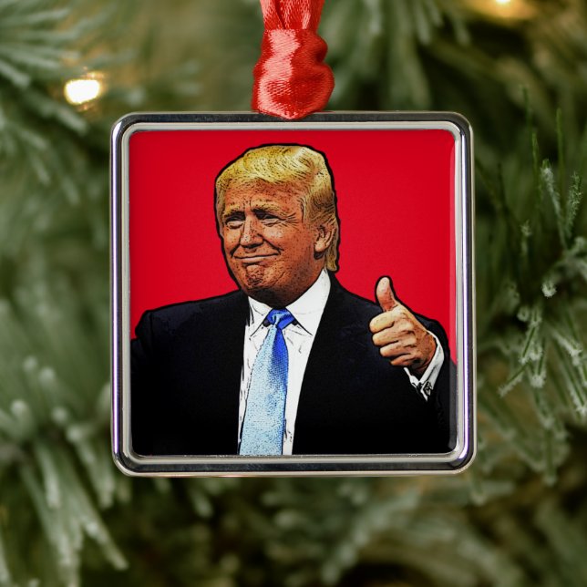 DONALD TRUMP JUL 2024 Prydnad Julgransprydnad Metall (Träd)