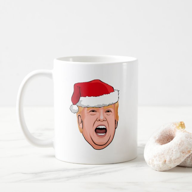 DONALD TRUMP-jul Kaffemugg (Med munk)