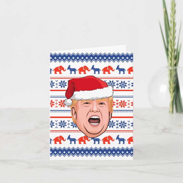 DONALD TRUMP-jul Kort (Framsida)