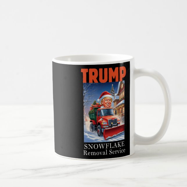 Donald Trump jul-nuny Snowflake-borttagning Kaffemugg (Höger)