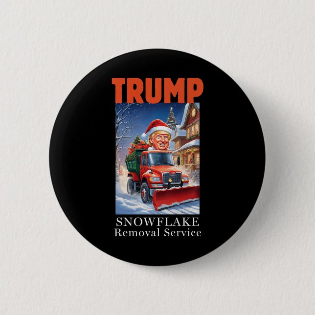 Donald Trump jul-nuny Snowflake-borttagning Knapp (Framsida)