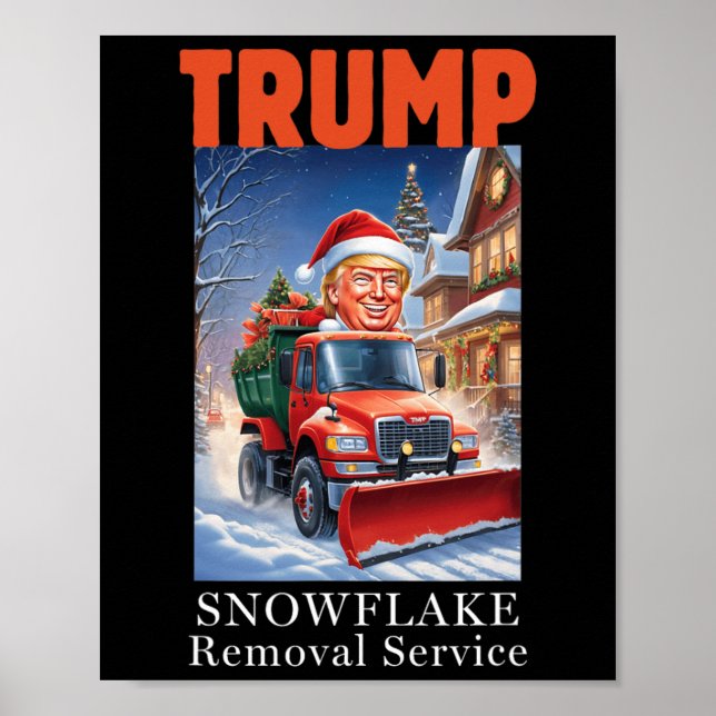 Donald Trump jul-nuny Snowflake-borttagning Poster (Framsidan)