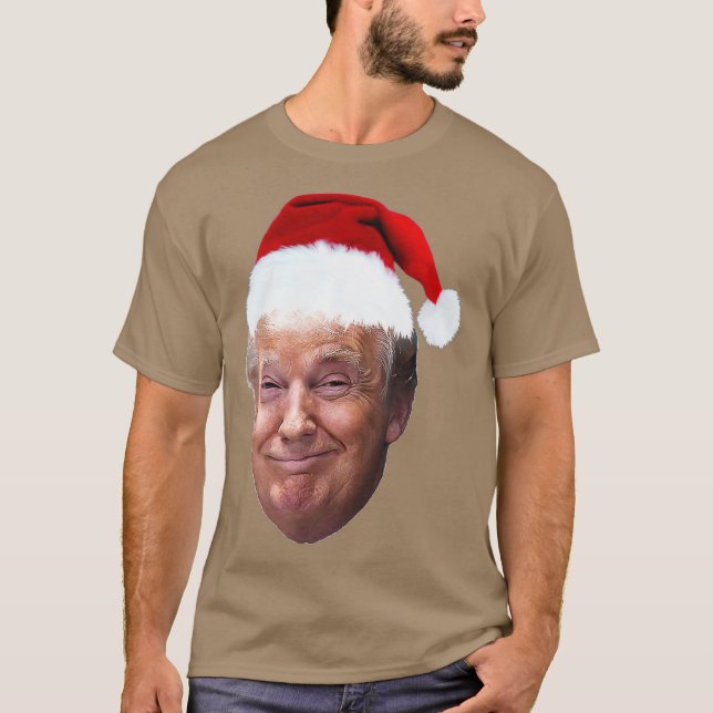 Donald Trump jul T Shirt Funny MAGA Tomt (Framsida)