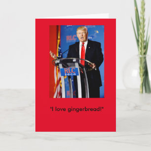 Donald Trump julkort Helgkort