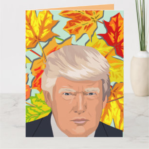 DONALD TRUMP JULKORT MED TACKSÄGELSE KORT