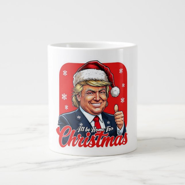 Donald Trump Jultomten Art Jumbo Mugg (Framsidan)