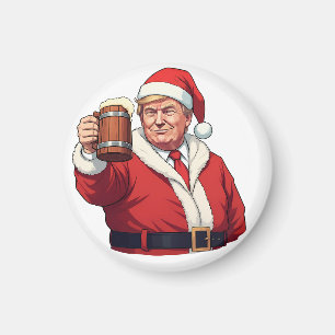 Donald Trump Jultomten God jul Magnet