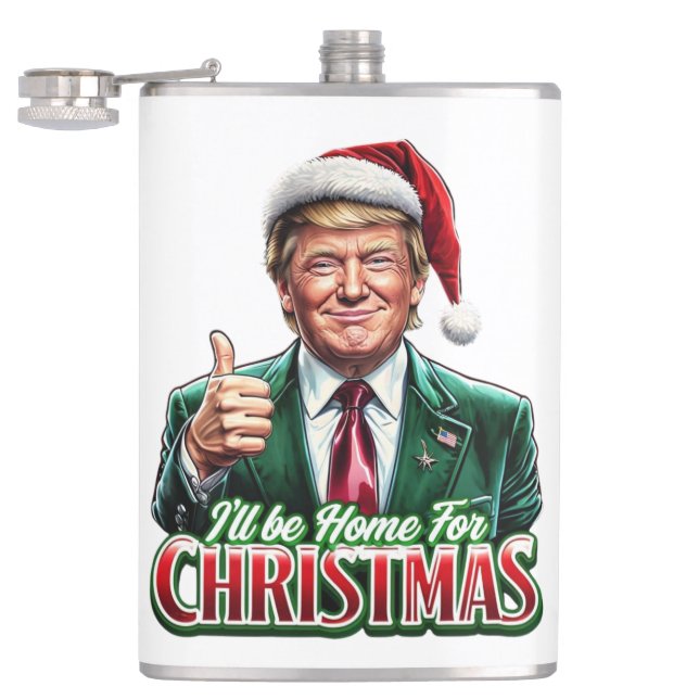 Donald Trump jultomten Hat Thumbs Upp Fickplunta (Öppnad)