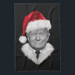 Donald Trump jultomten Santa Hat Gift Kökshandduk<br><div class="desc">Donald Trump jultomten Santa Hat Gift</div>