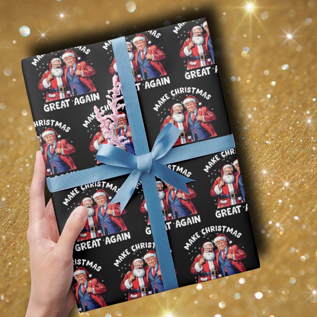 Donald Trump Jultomten | Trump Santa Gift Presentpapper (Skapare uppladdad)