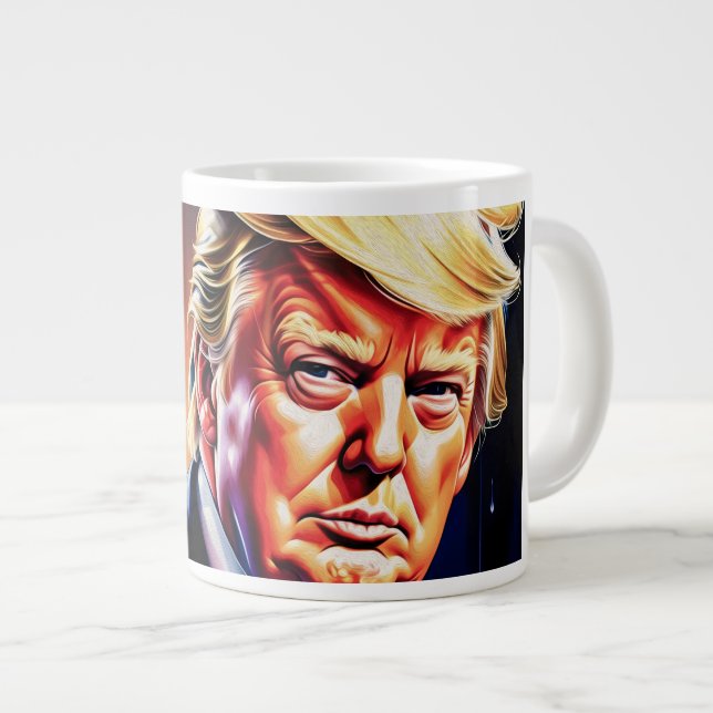 DONALD TRUMP JUMBO SPECIELLARE MUGG JUMBO MUGG (Framsida höger)