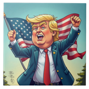 Donald Trump Kakelplatta