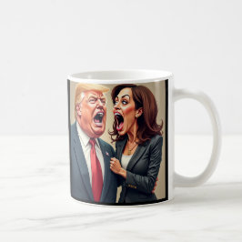 Donald Trump Kamala harris Kaffemugg