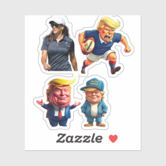 Donald Trump Kamala harris Klistermärken