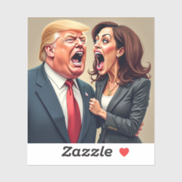 Donald Trump Kamala harris Klistermärken