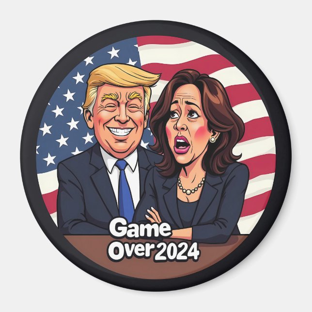 Donald Trump Kamala harris Magnet (Framsidan)
