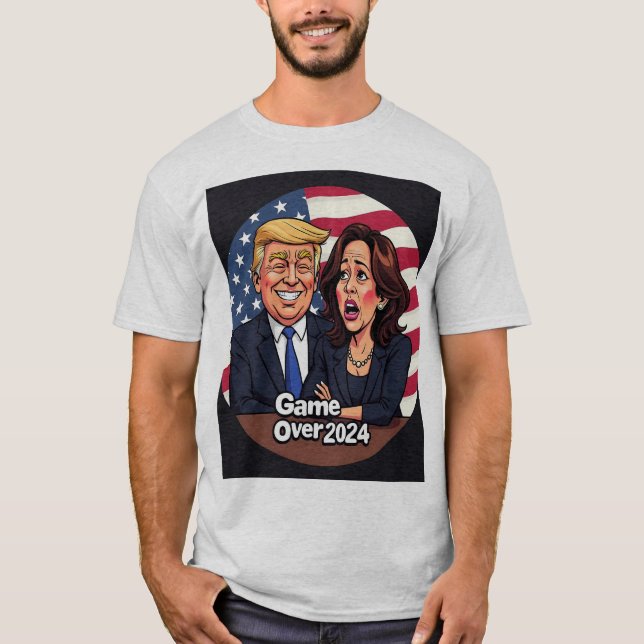 Donald Trump Kamala harris T Shirt (Framsida)