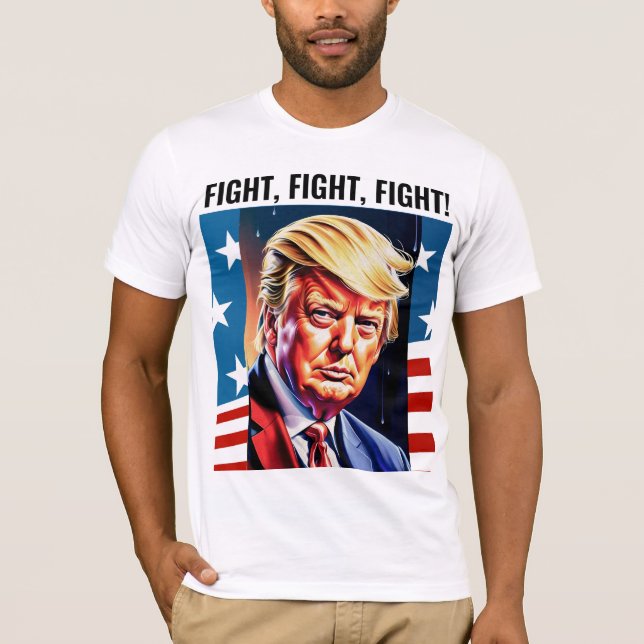 DONALD TRUMP, KAMP! 2024 T-SHIRTS (Framsida)