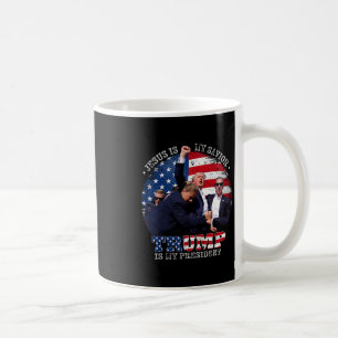 Donald Trump Kämpa Jesus Är Min Frälsare Trump Är Kaffemugg
