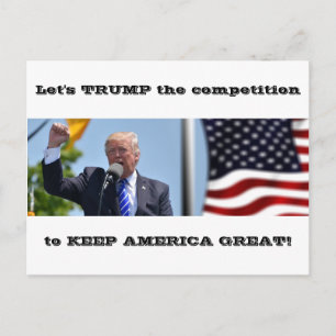 Donald Trump Keep America Great 2020 vykort