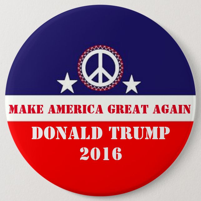 Donald Trump Knapp (Framsida)