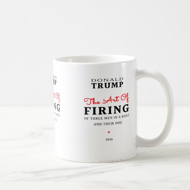 Donald Trump - konsten av Firing Kaffemugg (Höger)