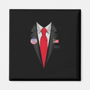 Donald Trump kostym och slips Halloween-kostym Magnet