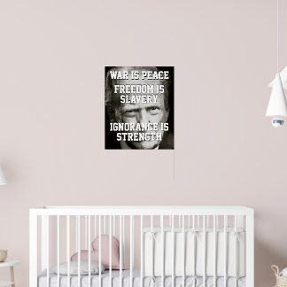 Donald Trump Krig är fred Poster
