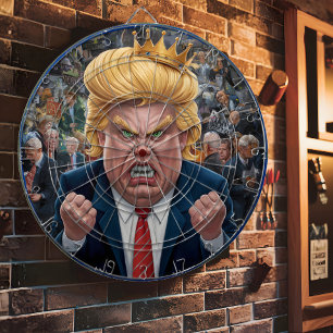 Donald Trump Kung i Darts Darttavla
