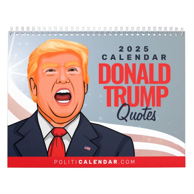 DONALD TRUMP-KVOTER 2025 KALENDER (Omslag)
