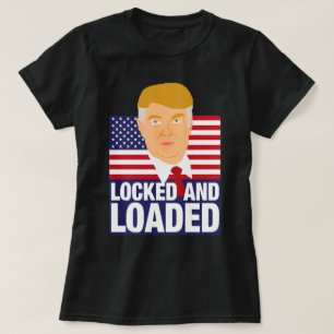 Donald Trump låst och inläst T-shirt