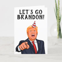 Donald Trump: Låt oss Go Brandon Birthday Tack
