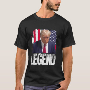 Donald Trump Legend America Flagga T Shirt