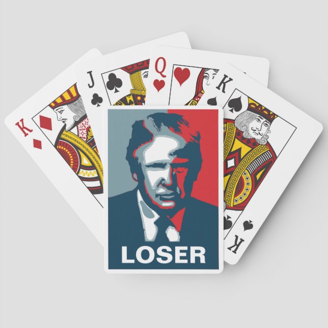Donald Trump Loser  Casinokort (Baksidan)
