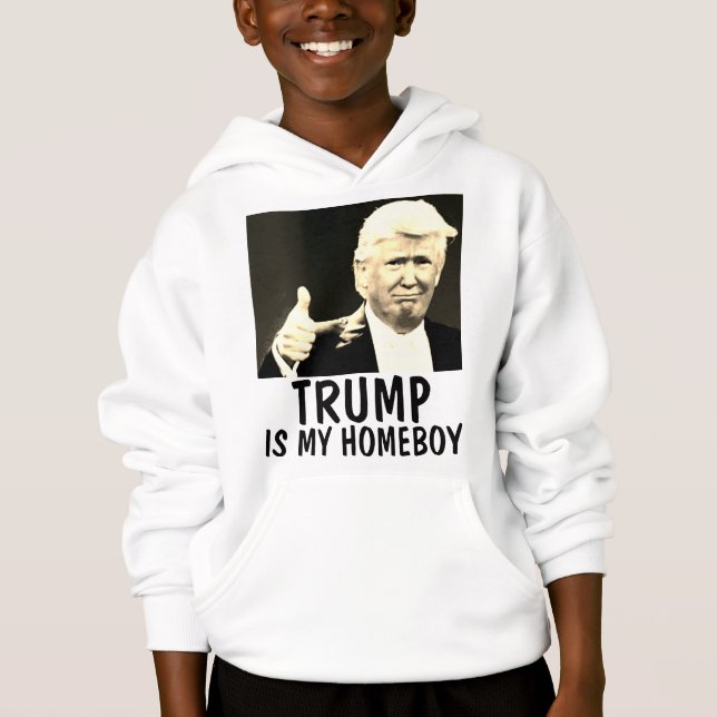 DONALD TRUMP lurar T-tröja, MIN HOMEBOY Tröja (Framsida)