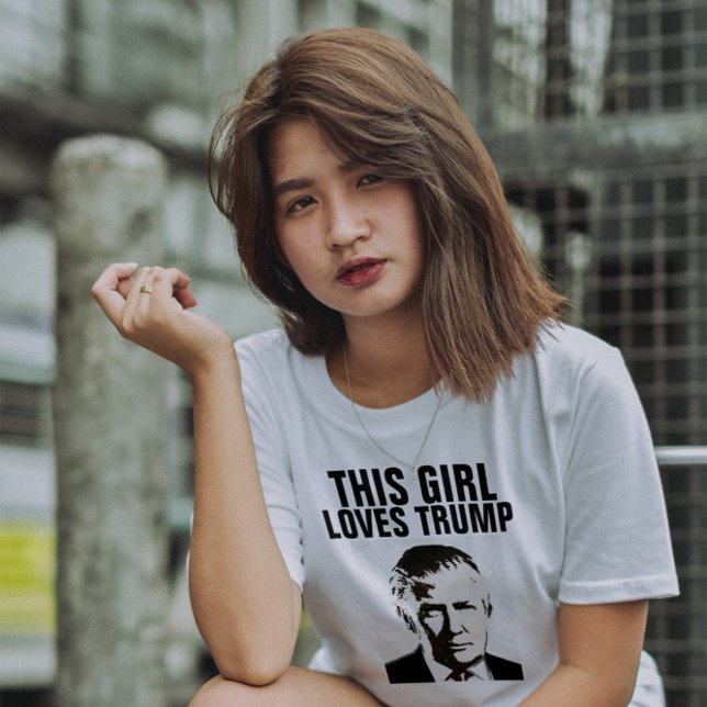 DONALD TRUMP Lustiga T-shirts, dam-flickors kvinno Tröja (Skapare uppladdad)