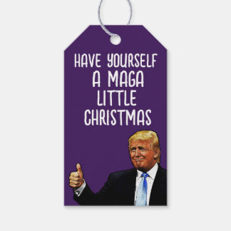 DONALD TRUMP MAGA-JULETIKETTER PRESENTETIKETT