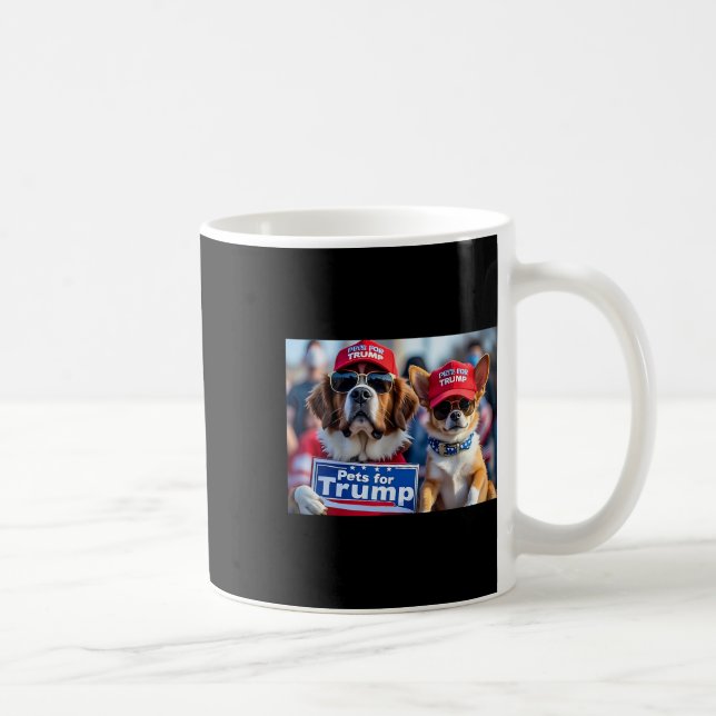 Donald Trump Make Dogs Safe Again Red Hat 2024 Det Kaffemugg (Höger)