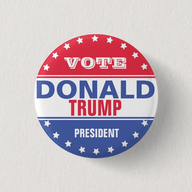 Donald Trump-mall för val Knapp (Framsida)