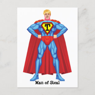 Donald Trump Man of Steal Vykort