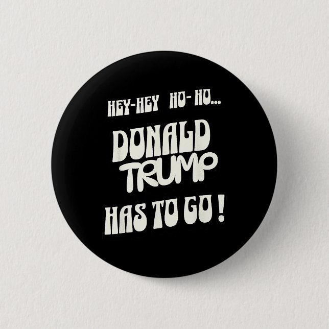 Donald Trump Måste Gå Ingen Kung Ingen Auktoritär  Knapp (Framsida)