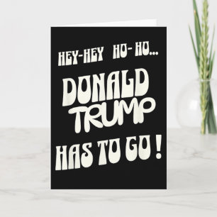 Donald Trump Måste Gå Ingen Kung Ingen Auktoritär Kort