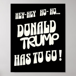 Donald Trump Måste Gå Ingen Kung Ingen Auktoritär Poster