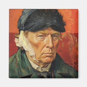 Donald Trump med Bandaged Ear Magnet