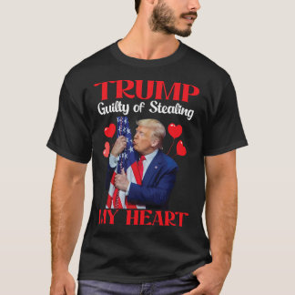 Donald Trump med oss Flagga Trump Guilty of Steali T Shirt
