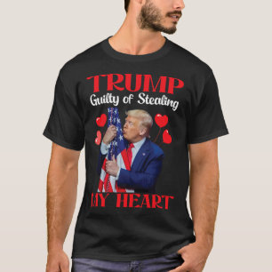 Donald Trump med USA-flagga Trump skyldig till stö T Shirt