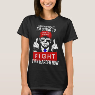 Donald Trump Mellanfinger Vändande Av Pro Republ T Shirt
