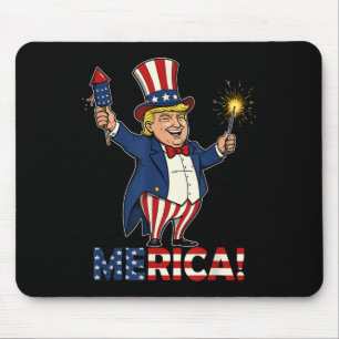 Donald Trump Merica 4:e juli Fireworks Patrioti Musmatta