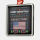 Donald Trump Merry Corruptmas Helgdag Julgransprydnad Metall (Sidan)